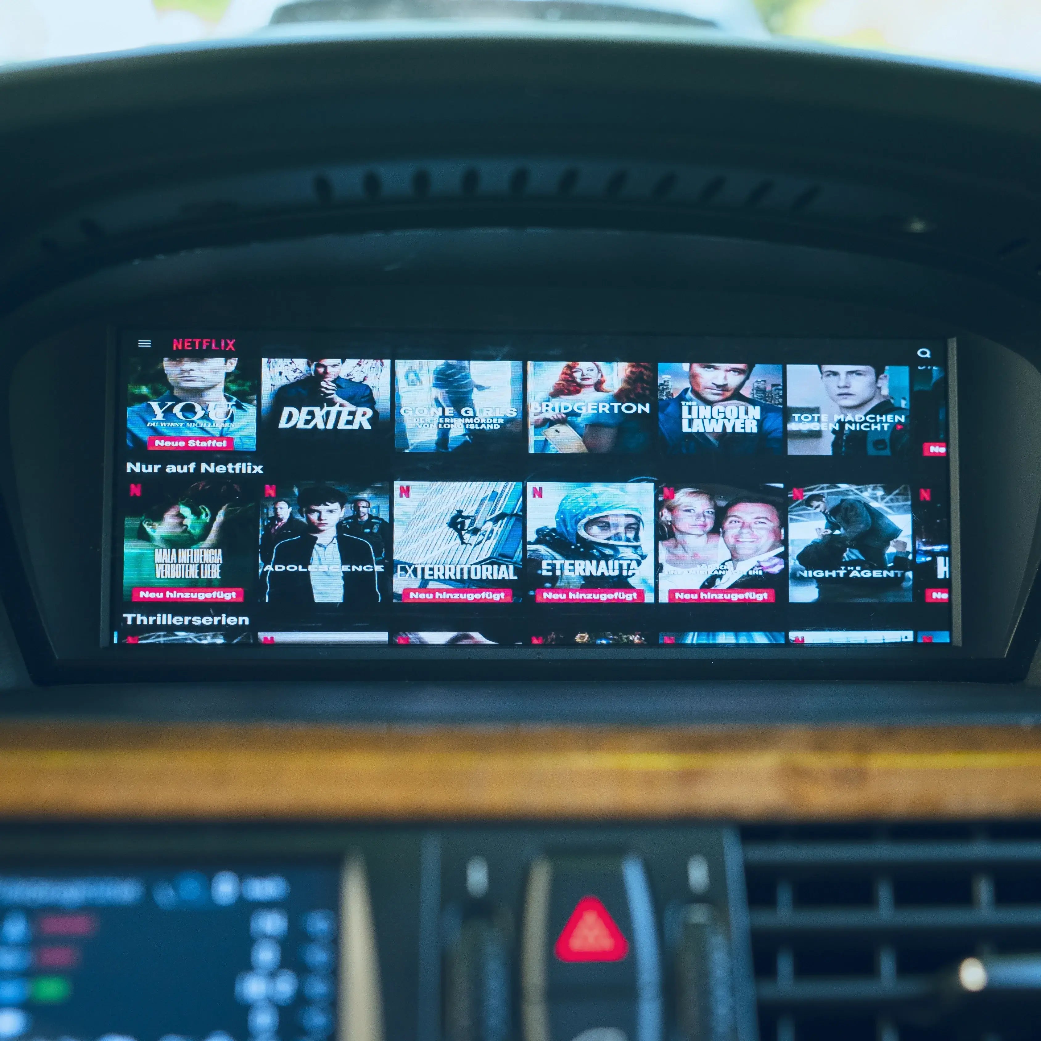 Netflix im BMW mit der Video-Box