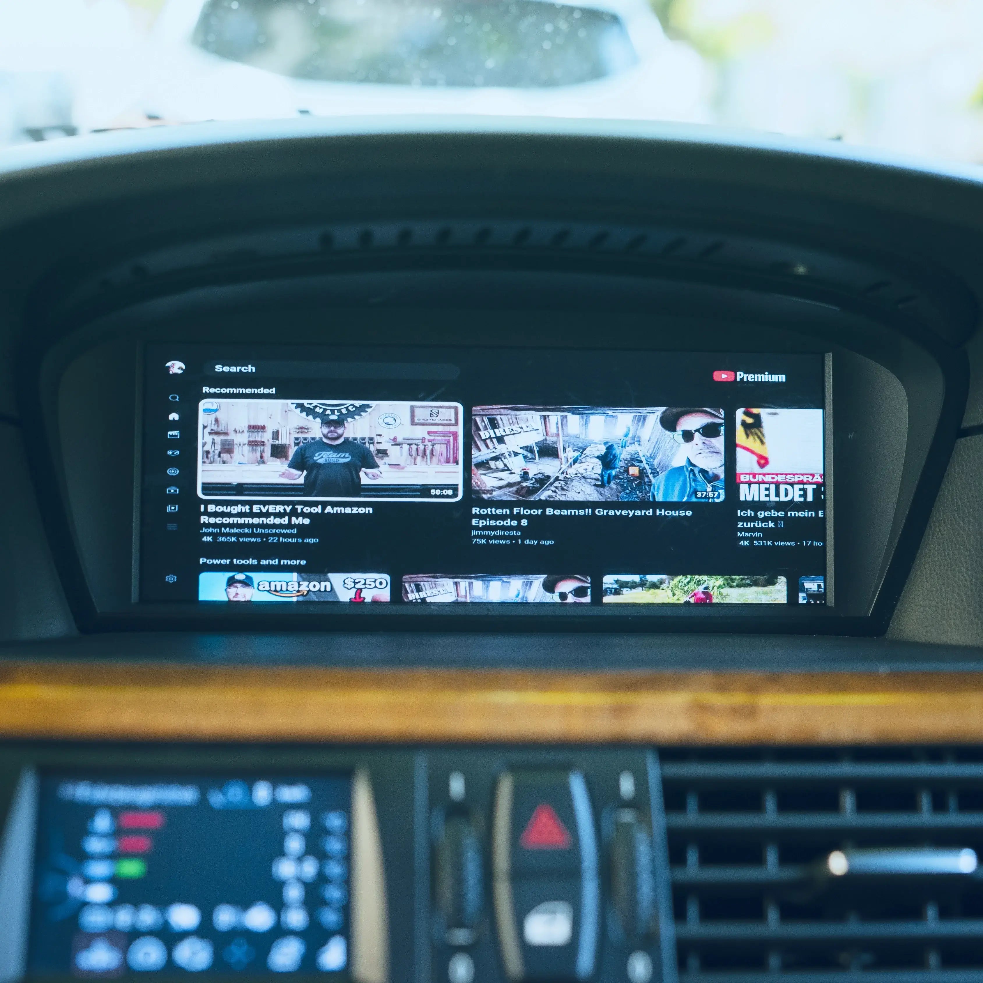 YouTube im BMW mit der Video-Box