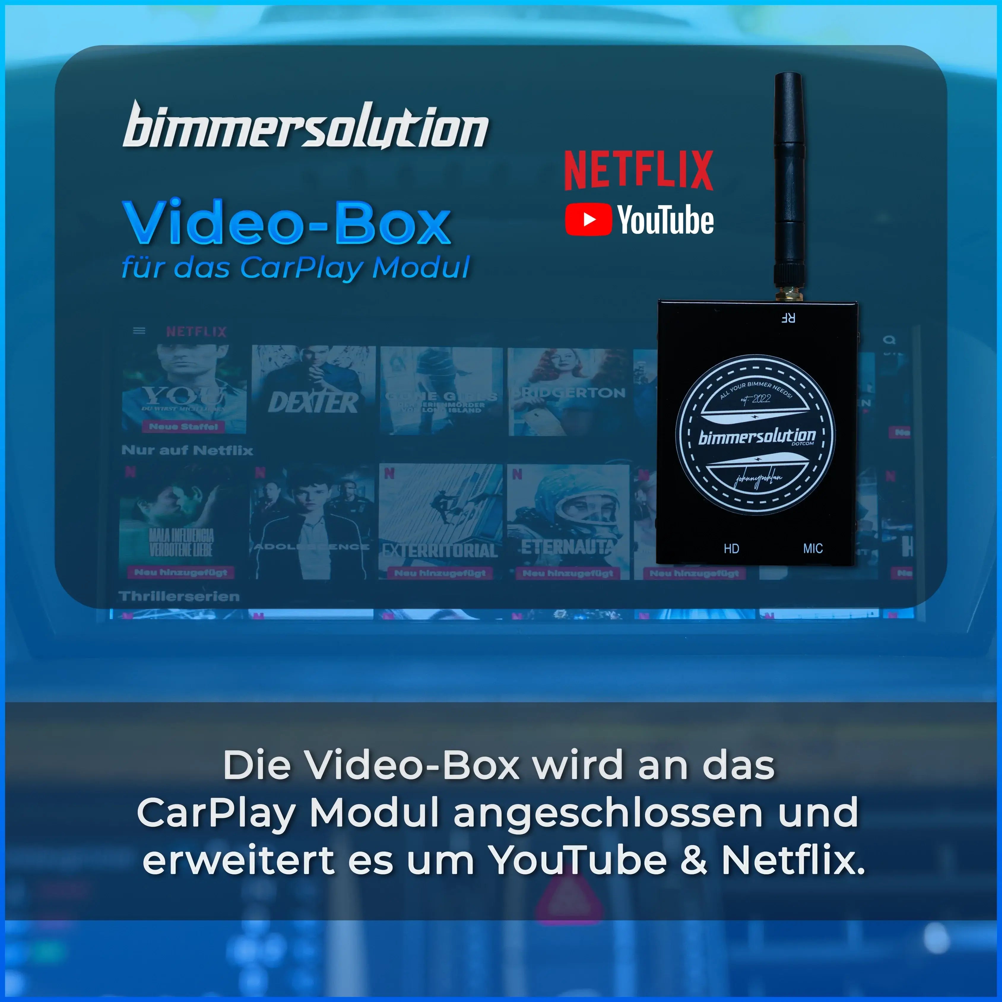 Video-Box für das CarPlay Modul
